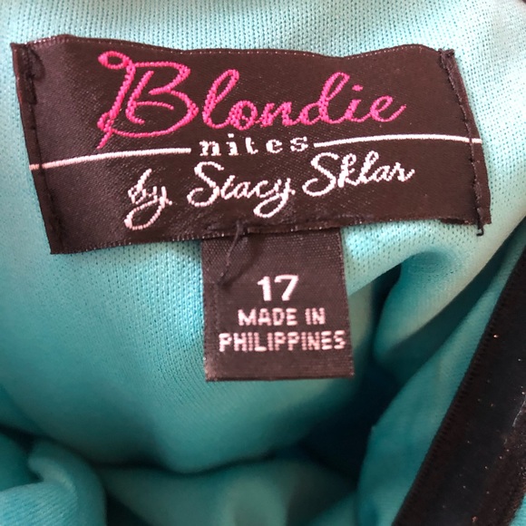 David’s Bridal Blue Prom Dress - Picture 5 of 5